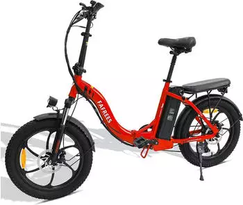Fafrees 20 Zoll E-Fahrrad klapprad 7 G&auml;ngen,City Rot