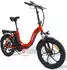 Fafrees 20 Zoll E-Fahrrad klapprad 7 Gängen,City Rot