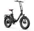 SMART AI Klapprad mit 48V 18Ah Akku bis zu 120km 20Zoll 7-Gang SHIMANO Elektro Klapprad für Erwachsene 160 200 cm Klappfahrrad City Bike Faltrad DE