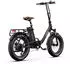 SMART AI Klapprad mit 48V 18Ah Akku bis zu 120km 20Zoll 7-Gang SHIMANO Elektro Klapprad für Erwachsene 160 200 cm Klappfahrrad City Bike Faltrad DE