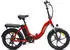 SMART AI 20 Zoll Klapprad mit MINI Elektrische Luftpumpe Mountainbikes für Erwachsene 15E Klappfahrrad Faltrad Farbe:Rot E Bike Klapprad