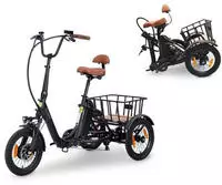 SachsenRad "T6S Comfort air faltbar mit Korb und Alarmanlage" 7 Gang Shimano
