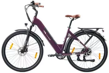 SMART AI 28 Zoll 20Ah E Bike City mit tiefem Einsteig Motor Reichweite bis 120km E-City Bike E-Hollandr&auml;der 3A-Schnelllade Schnee