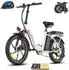 Fafrees 20 Zoll E-Bike 36 V 20 Ah 720 Wh Pedelec 7 Gang, Weiß