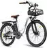 Fafrees E-Bike 26 Zoll 36 V 20,3 Ah 730,8 Wh Citybike 7 Gang, Weiß