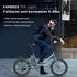 Fafrees 20 Zoll E-Bike 36 V 16,75 Ah 603 Wh Pedelec klapprad 7 Gang, Weiß