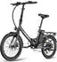 Fafrees E-Bike 20 Zoll Akku 36 V 16,75 Ah 603 Wh Pedelec klapprad 7 Gang, Schwarz