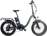 LLobe "Elektro Faltrad 20" Terrain grau" 7 Gang Shimano Tourney Schaltwerk