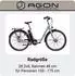 Agon Aurora Damen 374,4Wh 28 silber