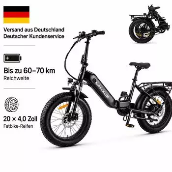 Pixar F213 Klapp E Bike Fatbike 20 Zoll