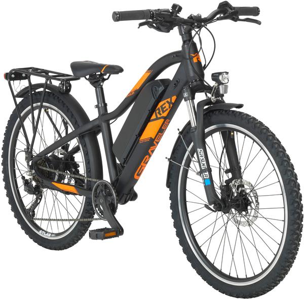 Prophete REX E-Bike Mountainbike »Graveler e9.4«, 27,5 Zoll, 24 Gang, Heckmotor, 374,4 Wh schwarz