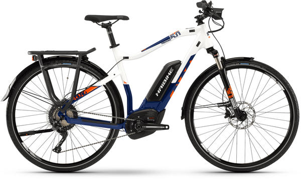 Haibike SDURO Trekking 5.0 blau/weiß/orange L | 56cm (28