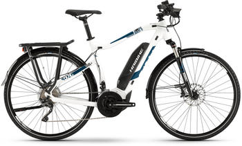 Haibike SDURO Trekking 4.0 Herren weiß/blau/schwarz XXL | 64cm (28") 2019 E-Bikes
