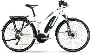 Haibike SDURO Trekking 4.0 Herren weiß/blau/schwarz XL | 60cm (28") 2019 E-Bikes