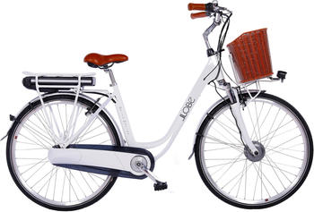 LLobe Alu Elektro City Bike (13,2) white