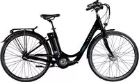 Z&Uuml;NDAPP CITY E-Bike Green 2.7 (Schwarz/blau, 26) 26 Zoll