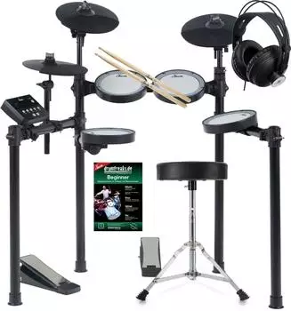 XDRUM DD-460C E-Drum Kit, Mesh Heads, 25 Kits, Set mit Hocker & Kopfhörer (00083135)