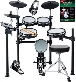 XDRUM DD-530 E-Drum Set Mesh Heads mit Hocker & Kopfhörer (00038255)