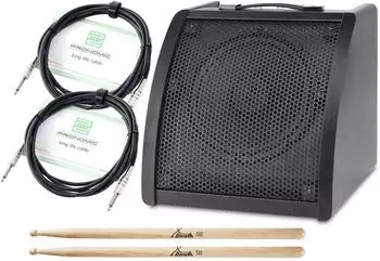 Classic Cantabile AP-30 E-Drum Zubeh&ouml;r-Set mit Monitor, Kabel & Sticks (00012755)