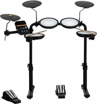 XDRUM DD-250 E-Drum Set mit Mesh Heads, 4 Pads & 3 Becken (DD-250)