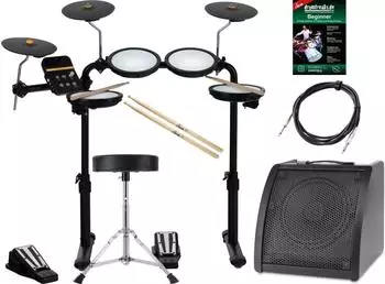 XDRUM DD-250 E-Drum Set mit Mesh Heads, 4 Drum Pads, 3 Becken Pads (00091967)