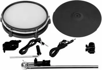 XDRUM DD-530 Mesh Add On Pack, 10" Tom Pad, 12" Becken Pad Dual Zone (DD-530)