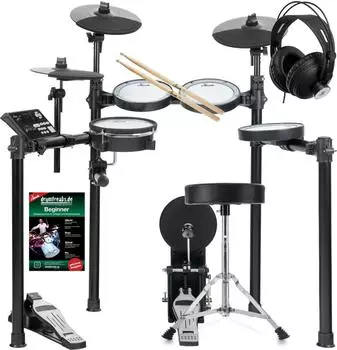 XDRUM DD-460P E-Drum Kit Home Set, Mesh Heads, schwarz (00083132)