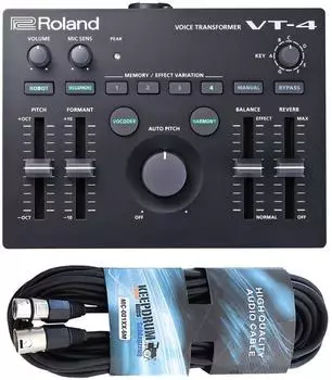 Roland VT-4 Voice Transformer mit XLR Kabel (vt4-6mxlr)