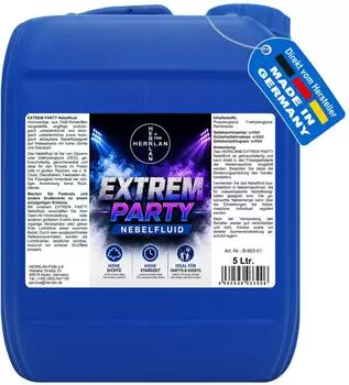 Herrlan EXTREM PARTY Nebelfluid wasserbasiert, 5L, hohe Dichte (B-903-51)