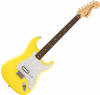 Fender Tom DeLonge Stratocaster RW Graffiti Yellow Electric Guitar with Deluxe...