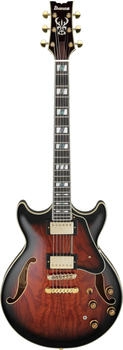Ibanez AM153QA-DBS Dark Brown Sunburst Halbakustisch