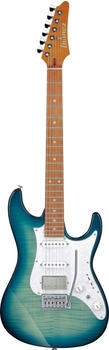Ibanez AZ22S1F-TXB E-Git Strat Transparent Turquoise Burst