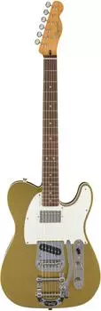 Squier Classic Vibe Custom Telecaster SH mit Bigsby, Pergament-Schlagbrett, Azteken-Gold