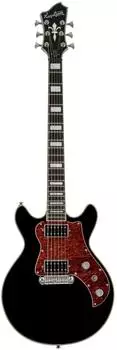 Hagstrom Megin E-Gitarre, schwarz glänzend