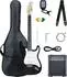McGrey Rockit ST E-Gitarren Komplett-Set, schwarz (Rockit-Set-BK)