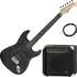 Rocktile Pro ST60-BK E-Gitarre Set, schwarz, mit Combo-Verstärker & Kabel (00105028)