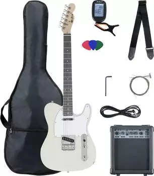 McGrey Rockit E-Gitarre TL-Style Komplett-Set Antique White (00049025)