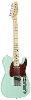 Jack & Danny TL-Mini E-Gitarre, Erle-Korpus, Ahorn-Hals, surf green (GIT0028062-000)