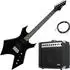 Rocktile Warhead E-Gitarre Set mit Combo-Verstärker & Instrumentenkabel 3m (00105026)