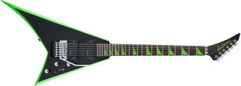 Jackson Guitars Jackson RRX24 Black with Neon Green Bevels