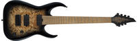 Jackson Guitars Pro Series Misha Mansoor HT7P Juggernaut Black Burst Burl