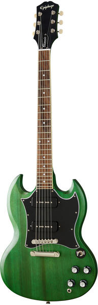 Epiphone SG Classic Worn P-90s WIG Worn Inverness Green
