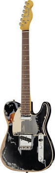 Fender Joe Strummer Tele RW Black Black over 3 Color Sunburst
