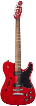 Fender Jim Adkins JA-90 Telecaster Thinline LRL CRT Crimson Red Transparen
