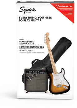 Squier Sonic Stratocaster Pack 2TS 10G 2-Color Sunburst