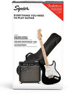 Squier 0371720606, Squier Sonic Series Stratocaster Pack MN Black E Gitarren Sets