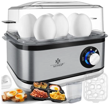 Kesser Eierkocher 500W Schwarz/Silber