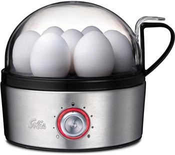 Solis Eierkocher, Cool-Touch-Griff, Timer, Kocheinsatz, 7 Eier