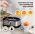 GOURMETmaxx Eierkocher für 6 Eier 400W Edelstahl 15655