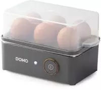 Domo DO 9283 EK, Domo DO 9283 EK Eierkocher bis 6 Eier matt grau (DO 9283 EK)